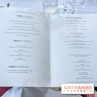Grande Cascade restaurant 16e - Bois de Boulogne - carte - menu