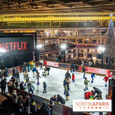 La patinoire de Noël des Halles 2022 - patinoire gratuite 