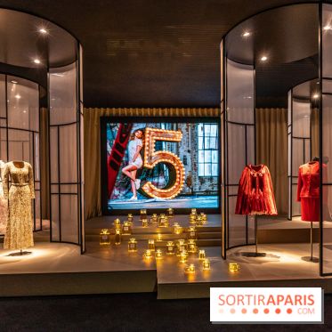 Exposition Le Grand Numéro de Chanel au Grand Palais Éphémère à Paris- robe - publicité - spot publicitaire