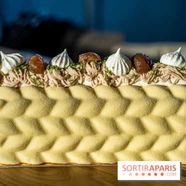 Bûche de Noël du Printemps Haussmann 2022 par Bryan Esposito