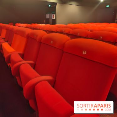 Visuels salles de spectacle et théâtres - salle de cinéma fauteuil rouge