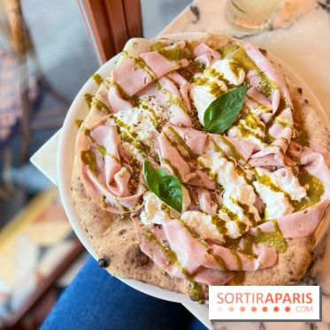 Pizzeria Agata - Pizza pistache mortadelle