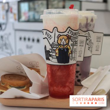 2D atelier, le salon de thé en noir et blanc