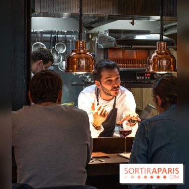 Ambos restaurant Paris - Cristina et Pierre Chomet - comptoir