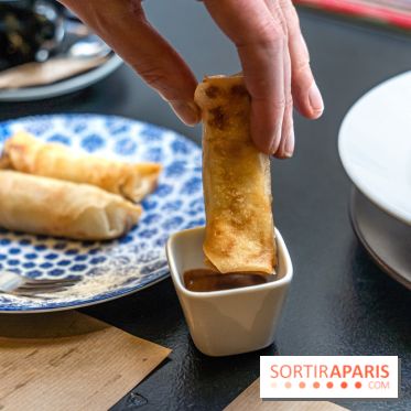 Entre 2 Rives restaurant vietnamien - nem banane chocolat