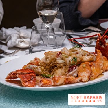 Le Menu du Nouvel an Chinois au Shang Palace - homard bleu sauté gingembre - nouilles
