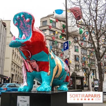 Exposition Julien et ses Juliogoths, avenue George V Paris