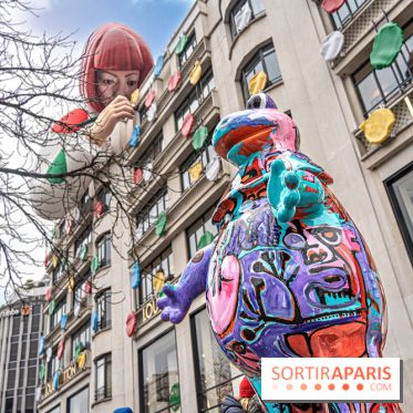 Exposition Julien et ses Juliogoths, avenue George V Paris