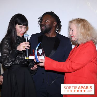 ©Rachid Bellak - Mathilda May son compagnon Sly Johnson et Brigitte Fossey (1)