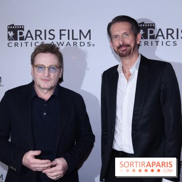 ©Rachid Bellak - Benoit Magimel et Sam Bobino le directeur general des Paris Film Critique Awards