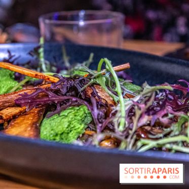 Restaurant Horizon Forbbiden West plat champignons