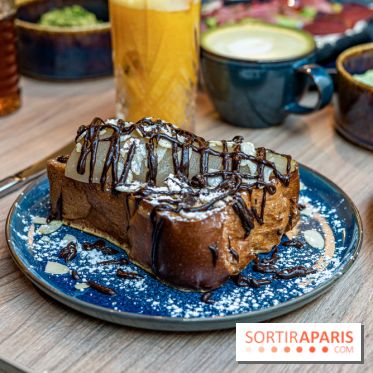 Parenthèse Brunch, le nouveau brunch pas cher et gourmand Paris 10e -  pain perdu poire chocolat