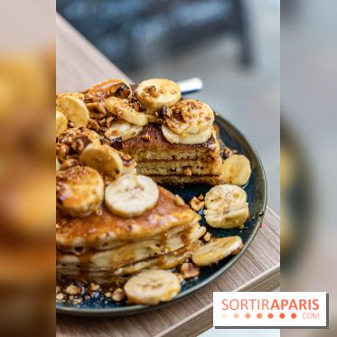 Parenthèse Brunch, le nouveau brunch pas cher et gourmand Paris 10e -  pancake banane