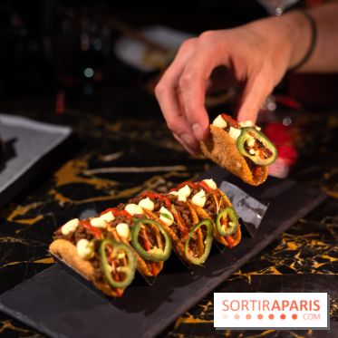 Akira Back Paris fête ses 1 an -  taco bœuf