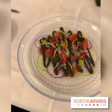 Le Dali, Meurice - Carpaccio de radis multicolores
