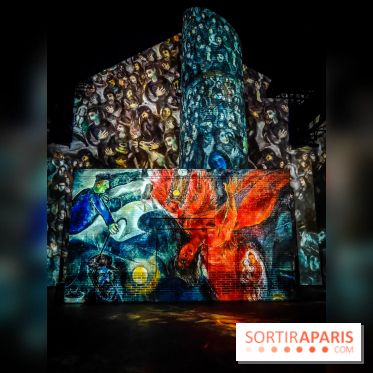 Chagall, Paris-New York, l'exposition immersive inédite de l'Atelier des Lumières - photos - IMG20230216094833