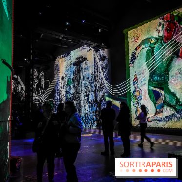 Chagall, Paris-New York, l'exposition immersive inédite de l'Atelier des Lumières - photos - IMG20230216100547