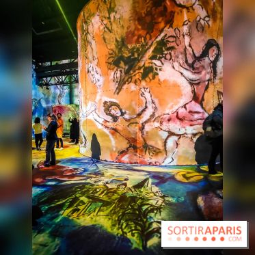 Chagall, Paris-New York, l'exposition immersive inédite de l'Atelier des Lumières - photos - IMG20230216095733