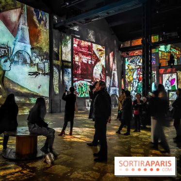 Chagall, Paris-New York, l'exposition immersive inédite de l'Atelier des Lumières - photos - IMG20230216093936