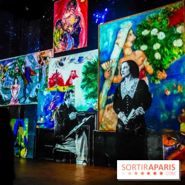 Chagall, Paris-New York, l'exposition immersive inédite de l'Atelier des Lumières - photos