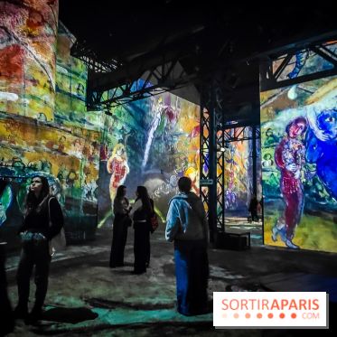 Chagall, Paris-New York, l'exposition immersive inédite de l'Atelier des Lumières - photos