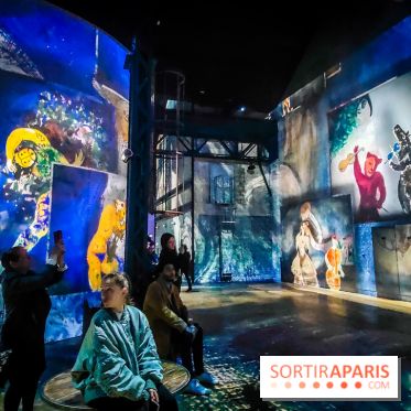Chagall, Paris-New York, l'exposition immersive inédite de l'Atelier des Lumières - photos - IMG20230216095138