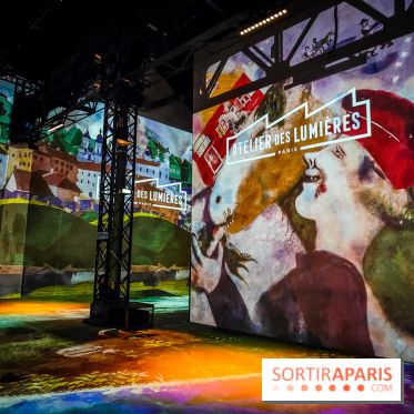 Chagall, Paris-New York, l'exposition immersive inédite de l'Atelier des Lumières - photos