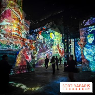 Chagall, Paris-New York, l'exposition immersive inédite de l'Atelier des Lumières - photos - IMG20230216094725