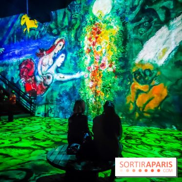 Chagall, Paris-New York, l'exposition immersive inédite de l'Atelier des Lumières - photos