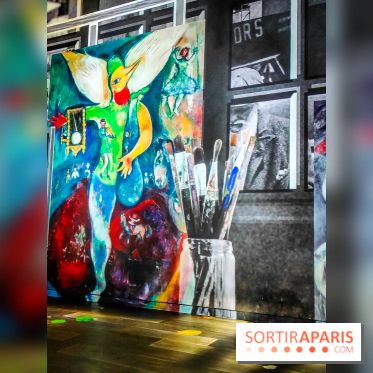 Chagall, Paris-New York, l'exposition immersive inédite de l'Atelier des Lumières - photos - IMG20230216095028