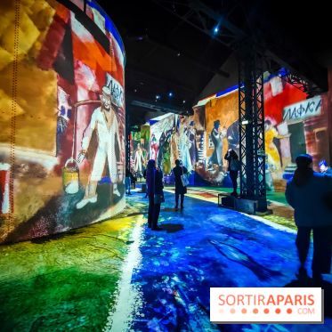 Chagall, Paris-New York, l'exposition immersive inédite de l'Atelier des Lumières - photos - IMG20230216094154
