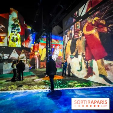 Chagall, Paris-New York, l'exposition immersive inédite de l'Atelier des Lumières - photos - IMG20230216094206