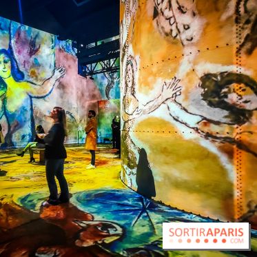 Chagall, Paris-New York, l'exposition immersive inédite de l'Atelier des Lumières - photos
