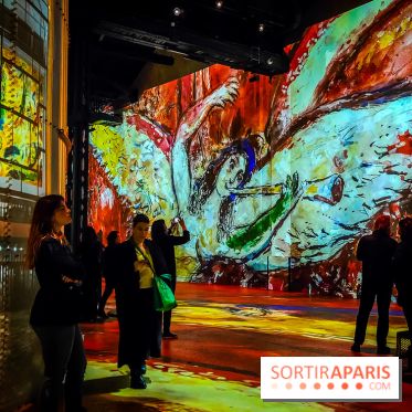 Chagall, Paris-New York, l'exposition immersive inédite de l'Atelier des Lumières - photos - IMG20230216100014