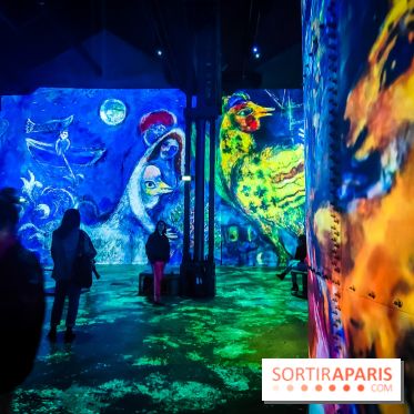 Chagall, Paris-New York, l'exposition immersive inédite de l'Atelier des Lumières - photos