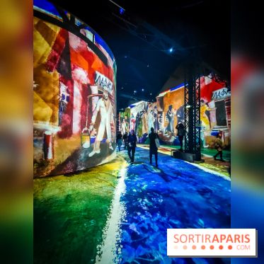 Chagall, Paris-New York, l'exposition immersive inédite de l'Atelier des Lumières - photos - IMG20230216094152