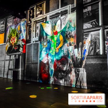 Chagall, Paris-New York, l'exposition immersive inédite de l'Atelier des Lumières - photos - IMG20230216095024