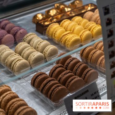 Chocolats chauds de Une Glace à Paris -  macarons glacés