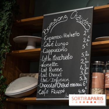 Chocolats chauds de Une Glace à Paris -  menu café