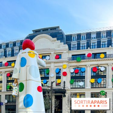 Yayoi Kusama face à la Samaritaine