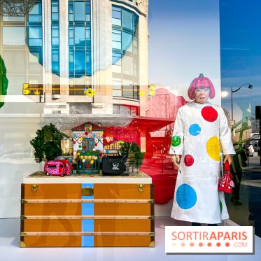 Yayoi Kusama face à la Samaritaine