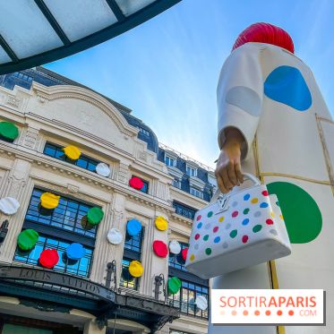 Yayoi Kusama face à la Samaritaine