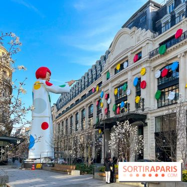 Yayoi Kusama face à la Samaritaine