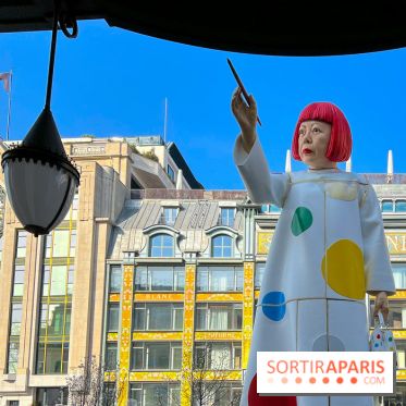 Yayoi Kusama face à la Samaritaine