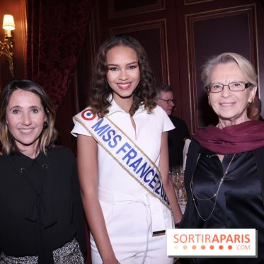 © Rachid Bellak - Alexia Laroche Joubert, Indira Ampiot Miss France 2023 et Michelle Alliot Marie