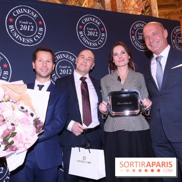 © Rachid Bellak - Harold Parisot (président du Chinese Business Club, Olivier Claire, Virginie Ledoyen, guest