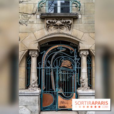 Le Castel Béranger par Hector Guimard - immeuble Art Nouveau de Paris -  A7C5017