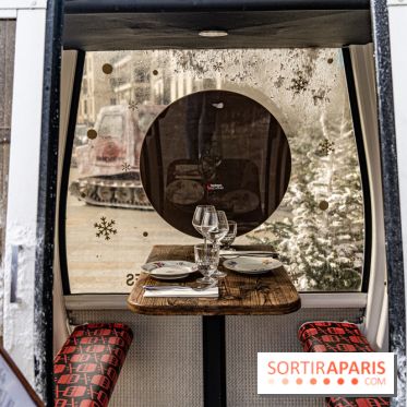 Papa Pool, le restaurant d'Arnaud Delvenne et Stéphane Rotenberg à Clamart -  cabine ski