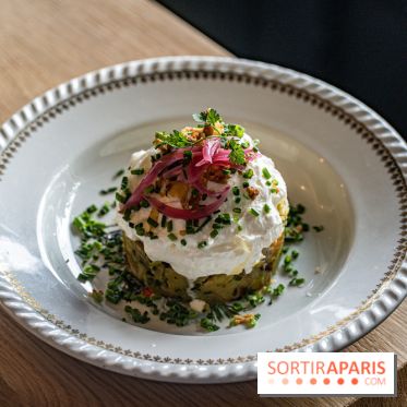 Papa Pool, le restaurant d'Arnaud Delvenne et Stéphane Rotenberg à Clamart -  salade de pomme de terre haddock