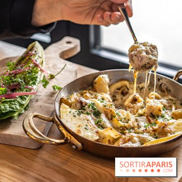 Papa Pool, le restaurant d'Arnaud Delvenne et Stéphane Rotenberg à Clamart -  tartiflette